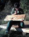 carving of wooden plaque