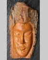 bark face carving 
