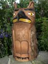 wood carving of an owl