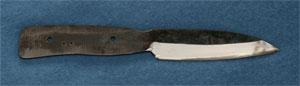 Small picture of adze ilron, hand forged by North Bay Forge for whittling and general wood working. 