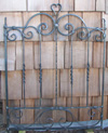 garden gate, forged iron