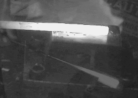 2 MB video clip showing double edge bent knife being forged.